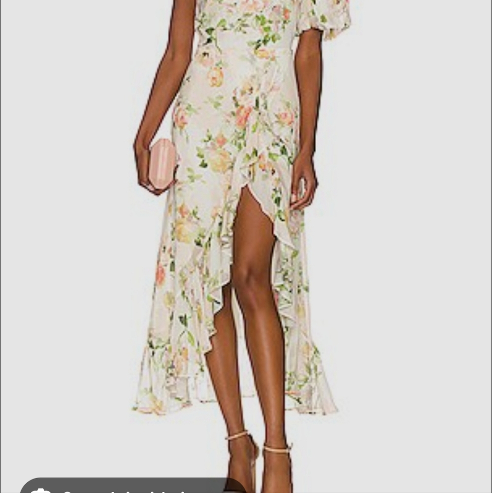 Floral One-Shoulder Dress Yumi Kim Nwt Small Wedding, - Picture 3 of 3